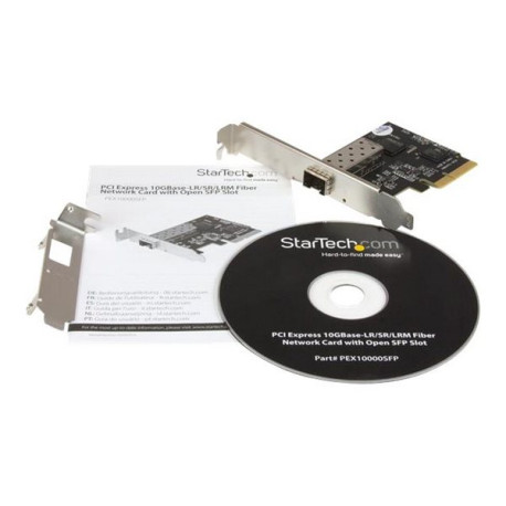 StarTech.com Scheda di Rete Ethernet PCI express 10 Gigabit a Fibra Ottica SFP+ - Adattatore PCIe x4 10Gb SFP+ NIC Gigabit Ethe