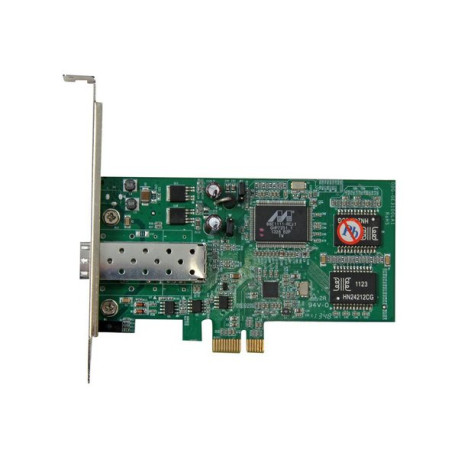 StarTech.com Scheda di Rete Ethernet PCI express a Fibra Ottica SFP - Adattatore PCIe NIC Gigabit Ethernet con adattatore SFP -