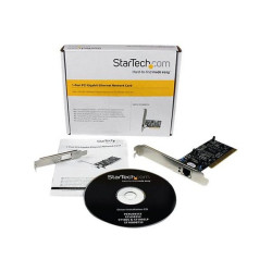 StarTech.com Scheda di rete Gigabit Ethernet a 1 porta PCI 10/100/1000 32 bit (ST1000BT32) - Adattatore di rete - PCI - Gigabit