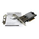 StarTech.com Scheda di rete PCI Express in Fibra ottica da 10Gb con 2 porte SFP+ aperto con Chip Intel - Adattatore di rete - P