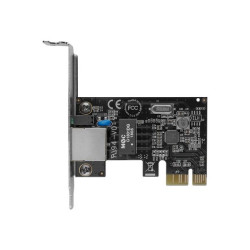 StarTech.com Scheda di rete PCIe a 1 porta - Basso profilo - Porta RJ45 - Chipset Realtek RTL8111H - Adattatore NIC PCIe (ST100