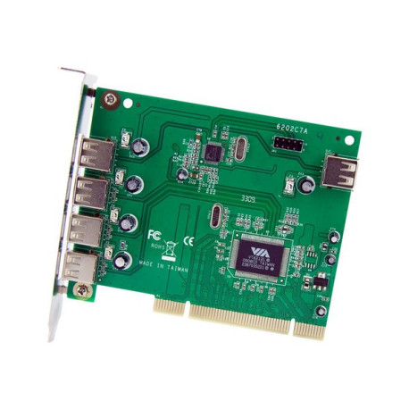 StarTech.com Scheda Pci con 7 porte USB 2.0 ad alta velocità - Adattatore USB - PCI - USB, USB 2.0 - 7 porte