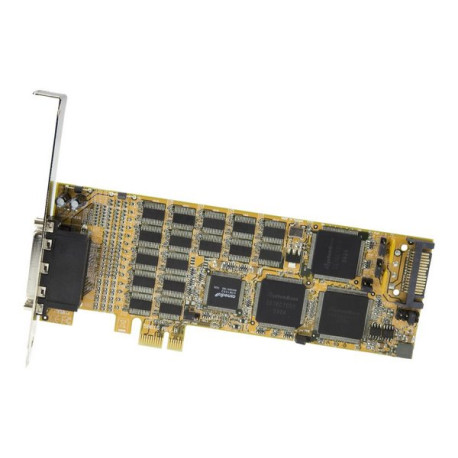 StarTech.com Scheda seriale a basso profilo da 16 porte - RS232 con 16 porte DB9 - PCI Express - Modulo di espansione - PCIe 1.