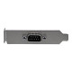 StarTech.com Slot piastra LP da seriale maschio 9 pin a header scheda madre 10 pin - Pannello seriale - DB-9 (M) a IDC 10 pin (