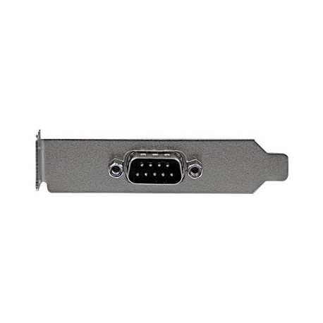 StarTech.com Slot piastra LP da seriale maschio 9 pin a header scheda madre 10 pin - Pannello seriale - DB-9 (M) a IDC 10 pin (