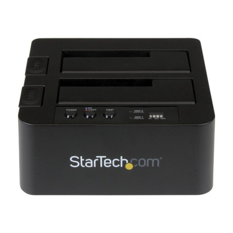 StarTech.com Standalone Hard Drive Duplicator, Dual Bay HDDSSD ClonerCopier, USB 3.1 (10 Gbps) to SATA III (6Gbps) HDDSSD Docki