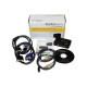 StarTech.com Switch KVM a 2 porte VGA USB con audio e cavi - Commutatore VGA USB a doppia porta - Colore Nero - Switch KVM / au