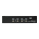 StarTech.com Switch KVM DisplayPort a 4 porte - 4K 60Hz - Schermo singolo - Switch KVM USB UHD DP 1.2 a doppia porta - Hub USB 