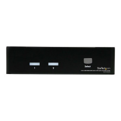 StarTech.com Switch KVM HDMI USB 2 porte, con audio e hub USB 2.0 -1080p (1920 x 1200), Supporto Hotkey (SV231HDMIUA) - Switch 