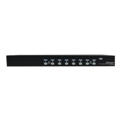 StarTech.com Switch KVM USB 8 porte, montabile a rack 1U, con OSD - Switch KVM - 8 x KVM port(s) - 1 utente locale - desktop - 