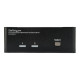 StarTech.com Switch KVM USB doppio DisplayPort 2 porte con audio e hub USB 2.0 - Switch KVM / audio - 2 x KVM / audio - 1 utent