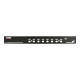 StarTech.com Switch KVM USB PS/2 a 8 porte montabile a rack 1U, con OSD - Switch KVM - 8 x KVM port(s) - 1 utente locale - desk