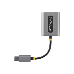 StarTech.com USB-C Headphone Splitter, USB Type C Dual Headset Adapter w/Microphone Input, USB C to 3.5mm Adapter/Earphone Dong