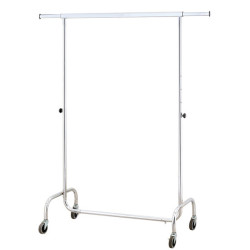 Stender appendiabiti professionale AC0081 - 105/175 x 50 x 141/191 cm - acciaio - Serena Group