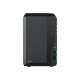 Synology Disk Station DS223 - Server NAS - 2 alloggiamenti - SATA 6Gb/s - RAID 0, 1, JBOD - RAM 2 GB - Gigabit Ethernet - iSCSI