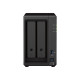 Synology Disk Station DS723+ - Server NAS - 2 alloggiamenti - RAID 0, 1, JBOD - RAM 2 GB - Gigabit Ethernet - iSCSI supporto