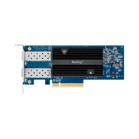 Synology E10G21-F2 - Adattatore di rete - PCIe 3.0 x8 profilo basso - 10 Gigabit SFP+ x 2 - per Disk Station DS1621, DS1821- Fl