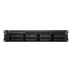 Synology RackStation RS1221+ - Server NAS - 8 alloggiamenti - montabile in rack - SATA 6Gb/s - RAID 0, 1, 5, 6, 10, JBOD - RAM 