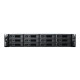 Synology RackStation RS2423RP+ - Server NAS - 12 alloggiamenti - montabile in rack - SATA 6Gb/s - RAID 0, 1, 5, 6, 10, JBOD - R