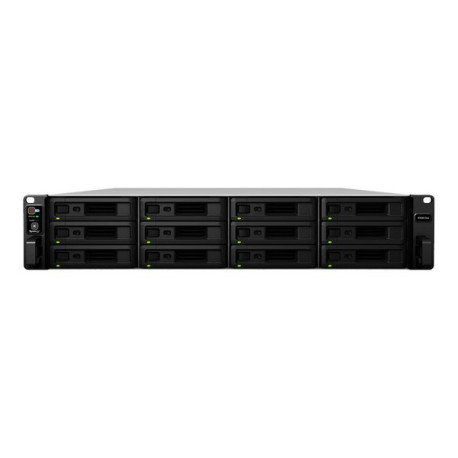 Synology RackStation RS3618XS - Server NAS - 12 alloggiamenti - montabile in rack - SATA 6Gb/s - RAID RAID 0, 1, 5, 6, 10, JBOD