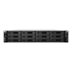 Synology RackStation RS3621RPxs - Server NAS - 12 alloggiamenti - montabile in rack - SATA 6Gb/s - RAID 0, 1, 5, 6, 10, JBOD, s