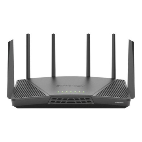 Synology RT6600AX - Router wireless - switch a 4 porte - GigE, 2.5 GigE - Porte WAN: 2 - 802.11a/b/g/n/ac/ax - Tri-Band