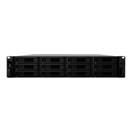 Synology RXD1219sas Expansion Unit - Contenitore memoria - 12 alloggiamenti (SAS) - montabile in rack - 2U