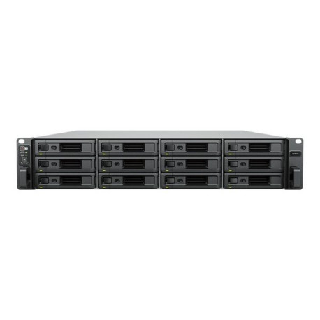 Synology SA3610 - Server NAS - 12 alloggiamenti - montabile in rack - SATA 6Gb/s / SAS - RAID RAID 0, 1, 5, 6, 10, JBOD, RAID F