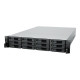 Synology UC3400 - Server NAS - 12 alloggiamenti - montabile in rack - RAID RAID 0, 1, 5, 6, 10, JBOD, sostituzione a caldo, hot