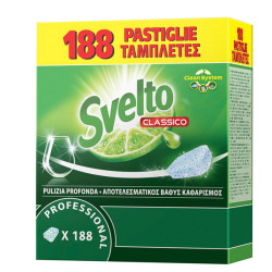 Tabs per lavastoviglie - Svelto - fustino da 188 tabs da 10 gr