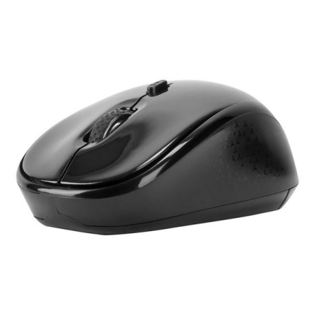 Targus - Mouse - per destrorsi e per sinistrorsi - ottica - senza fili - 2.4 GHz - ricevitore wireless USB - nero