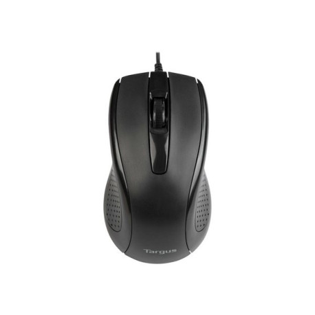 Targus Full-Size - Mouse - antimicrobico - ottica - cablato - USB - nero