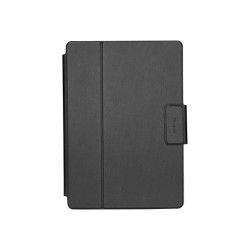 Targus Safe Fit Universal 360° Rotating - Flip cover per tablet - poliuretano - nero - 9" - 10.5"