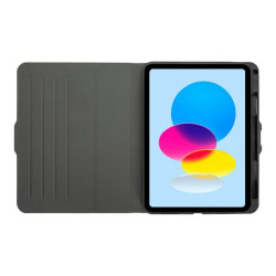 Targus VersaVu - Flip cover per tablet - 360 rotating - poliuretano, TPU (poliuretano termoplastico) - blu - 10.9" - per Apple 