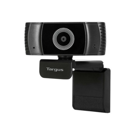 Targus Webcam Plus - Webcam - colore - 2 MP - 1920 x 1080 - 1080p - audio - USB 2.0 - MJPEG, H.264, H.265