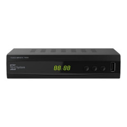 TELE System TS6822 T2HEVC TWIN - Sintonizzatore digitale TV DVB / lettore digitale / registratore