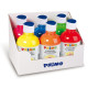 Tempera brillante fluorescente - 300ml - colori fluo assortiti - Primo - box 6 colori