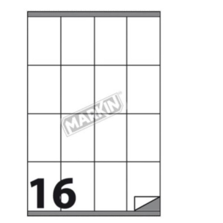 CF1600 ETICHETTE 16FG. X 100 52,5X72 MM A4