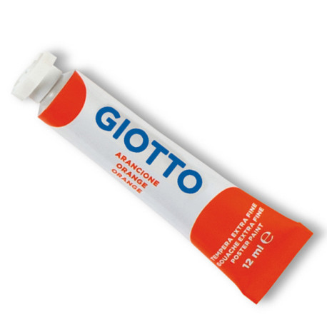 Tempera Tubo 4 - 12ml - arancione - Giotto