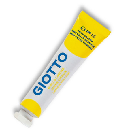 Tempera Tubo 7 - 21ml - giallo limone 03 - Giotto