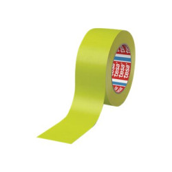 Tesaband 4671 - Nastro in tessuto - 25 mm x 25 m - tessuto rivestito di acrilico - giallo neon