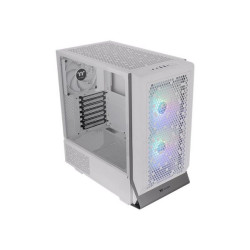 Thermaltake Ceres 300 TG ARGB Snow - Mid tower - ATX esteso - pannello laterale finestrato (vetro temperato) - senza alimentazi