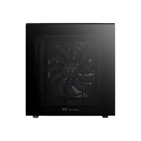 Thermaltake Divider 200 TG - Micro case - micro ATX - pannello laterale finestrato (vetro temperato) - senza alimentazione (PS/