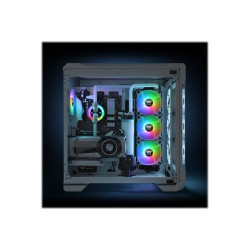 Thermaltake Pure 12 ARGB Sync - TT Premium Edition - ventilatore per cabinet - 120 mm - bianco (pacchetto di 3)