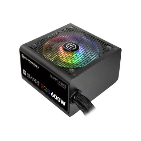 Thermaltake SMART RGB PS-SPR-0600NHSAWE-1 - Alimentazione (interna) - ATX12V 2.3 - 80 PLUS - 230 V c.a. V - 600 Watt - PFC (fat