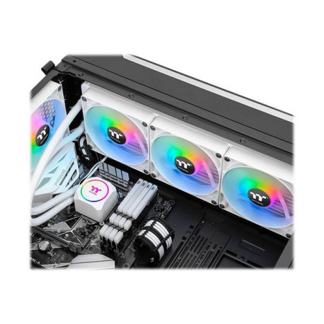 Thermaltake TH420 ARGB Sync - Snow Edition - Sistema di raffreddamento a liquido del processore - (per: LGA1156, AM2, AM2+, AM3