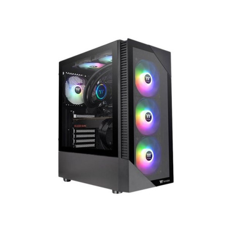 Thermaltake View 200 TG ARGB - Mid tower - ATX - pannello laterale finestrato (vetro temperato) - senza alimentazione (PS/2) - 