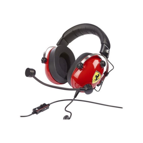 ThrustMaster T.Racing Scuderia - Ferrari Edition - cuffie con microfono - dimensione completa - cablato - jack 3,5 mm - isolame