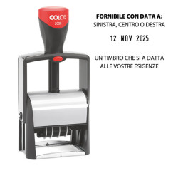 Timbro Datario Classic Line 2660 - autoinchiostrante - 37x58 mm - 7 righe - Colop