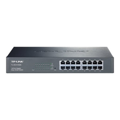 TP-Link JetStream TL-SG1016DE - Switch - gestito - 16 x 10/100/1000 - montabile su rack